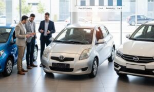 中古ヤリス購入前に比較したいライバル車