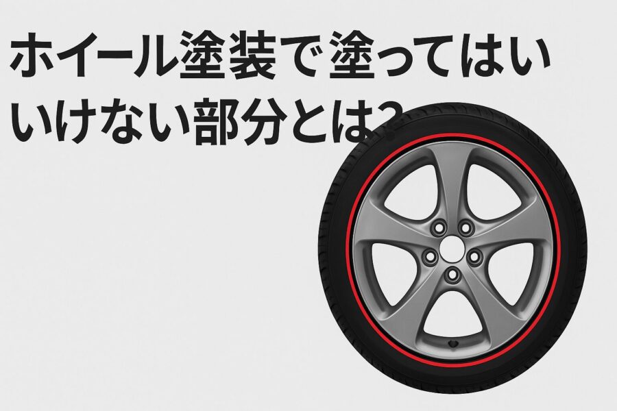 ホイール塗装で塗ってはいけない部分とは？ - 車の広場