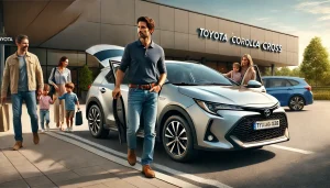 DALL·E 2025 05 11 13.33.18 A realistic image of a 30 something year old man arriving at a suburban shopping mall parking lot in a Toyota Corolla Cross. He is dressed casually (j DALL·E 2025 05 11 13.33.18 A realistic image of a 30 something year old man arriving at a suburban shopping mall parking lot in a Toyota Corolla Cross. He is dressed casually (j