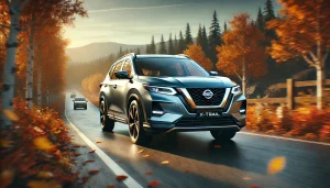 DALL·E 2025 05 17 20.48.13 A 2025 Nissan X Trail (minor change version) SUV, depicted in a realistic 16 9 digital illustration. The vehicle features updated front and rear bumpe DALL·E 2025 05 17 20.48.13 A 2025 Nissan X Trail (minor change version) SUV, depicted in a realistic 16 9 digital illustration. The vehicle features updated front and rear bumpe