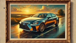 DALL·E 2025 05 25 10.43.13 A 16 9 oil painting in a classical fine art style, featuring a scenic countryside or a dramatic sunset lit road, but with no vehicle present. The sett