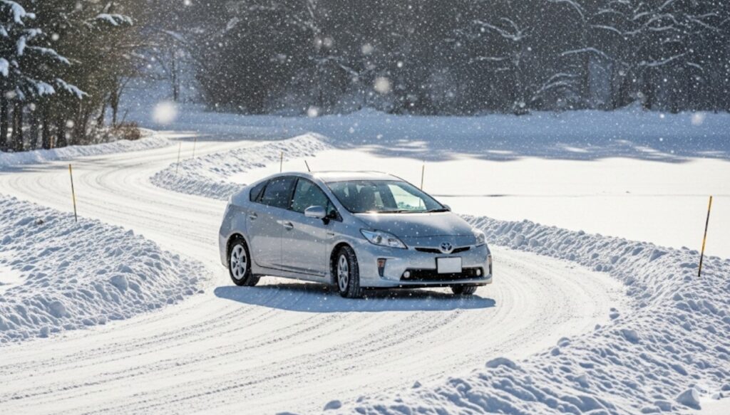 トヨタのE-Fourとは？雪道の性能や4WDとの違いを解説