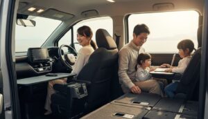 トヨタ クロスバンギア 内装とシートアレンジ