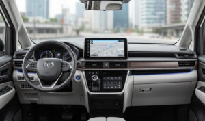 ミニ アルファード 内装 デュアルディスプレイ 操作パネル