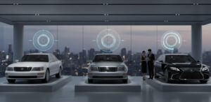 セルシオの歴史とブランド価値を伝える写真