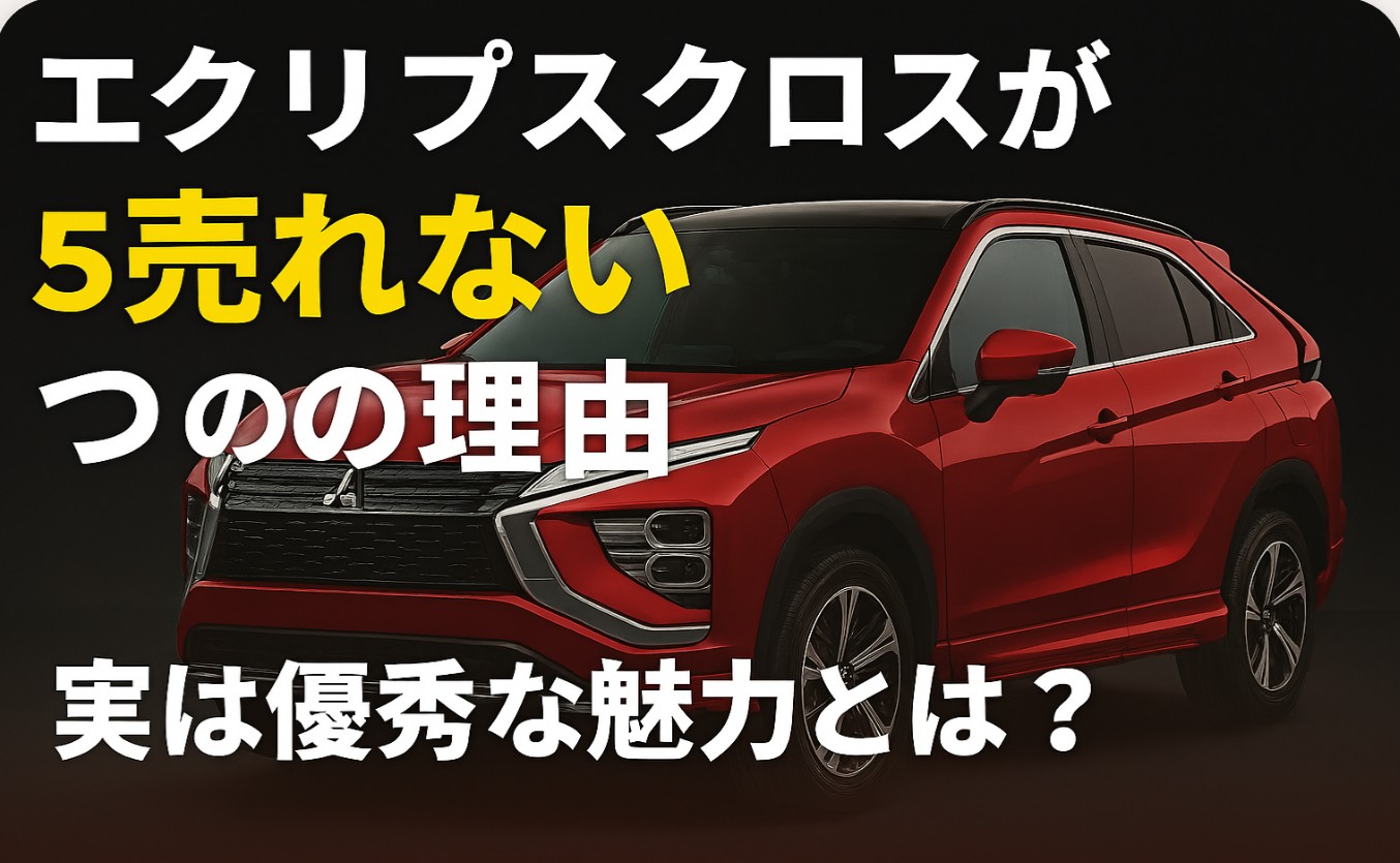 エクリプスクロスが売れない5つの理由と実は優秀な魅力とは？