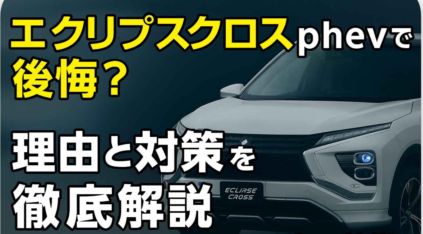 エクリプスクロスphevで後悔？理由と対策を徹底解説