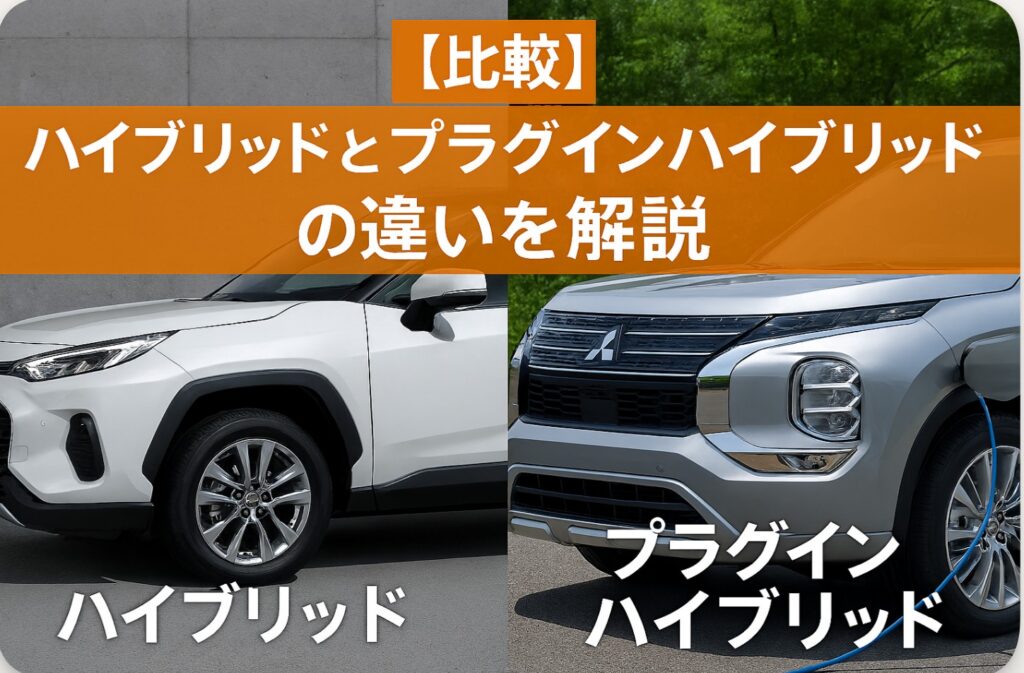 【比較】ハイブリッドとプラグインハイブリッドの違いを解説