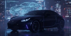 新型GR86の発売を予感させるシルエット画像