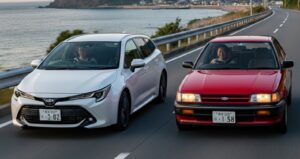 カローラ2026新型と現行モデルの比較画像（外観の進化を解説）