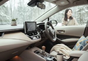 カローラ2026の内装と快適性を示すインテリア画像