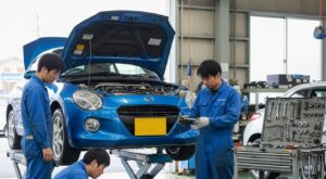 コペン CVTの点検・修理メンテナンス風景