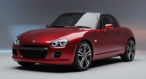 普通車規格1.3Lターボ搭載とされる新型スズキ カプチーノの予想図