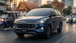 トヨタ 新型 ミニバン イノーバの走行イメージと総括ビジュアル