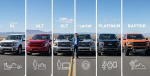 フォードF-150 各グレード（XL・XLT・Lariat・Platinum・Raptor）の価格と装備の比較