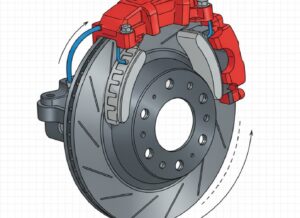 ブレーキパッド交換の料金内訳と部品説明イラスト