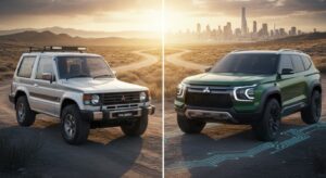 「歴代パジェロと新型パジェロ2025の比較画像」