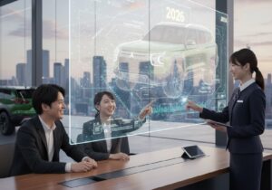 パジェロ新車の予約手続きと購入準備の様子