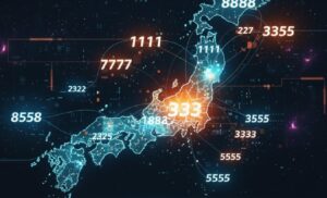 人気ナンバーの地域別傾向（関東・関西・九州）