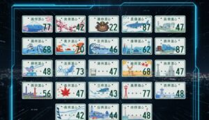 図柄入りナンバープレートで個性を出す
