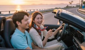 車好き男女の恋愛傾向をイメージした写真