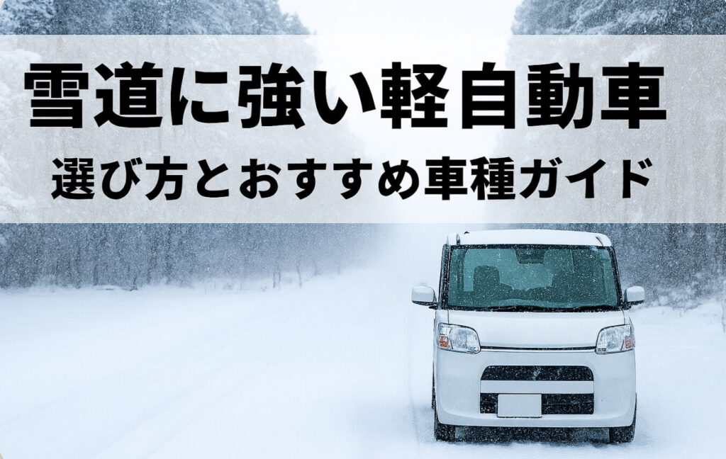 雪道強い軽自動車の選び方とおすすめ車種ガイド