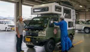 構造変更を受けるスズキ4人乗り軽トラの写真