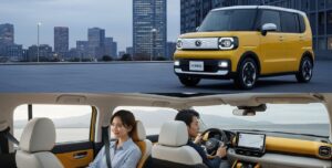 クロスビー新型2025の内外装。丸みとスクエアが融合した個性派SUVデザイン。