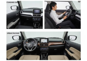 クロスビーHYBRID MXとMZの比較。装備と価格差を分かりやすく示す