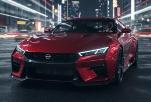 スカイライン 新型400R Limitedのフロントデザイン。V6ツインターボ搭載モデル。