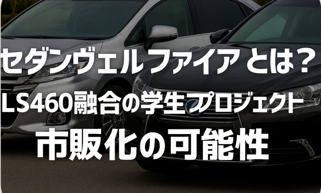 セダン ヴェルファイアとは？LS460融合の学生プロジェクトと市販化の可能性