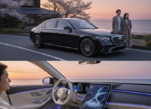 ベンツSクラス新型2025年モデルの外観と内装。MBUXハイパースクリーン搭載車