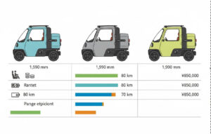 ミゼット 新型 比較 超小型EV 市場