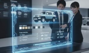 ランドクルーザーFJの予約前に決めるべき仕様チェックリスト。カラーやグレード、装備選択が視覚化された画像。