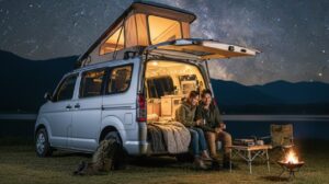 タウンエース新型 車中泊仕様のカスタム内装例