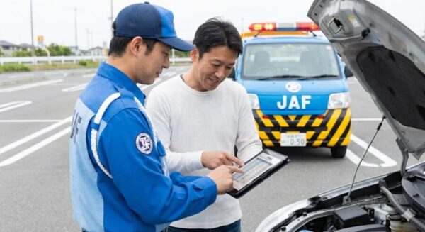 JAFでのバッテリー交換費用と料金の仕組み