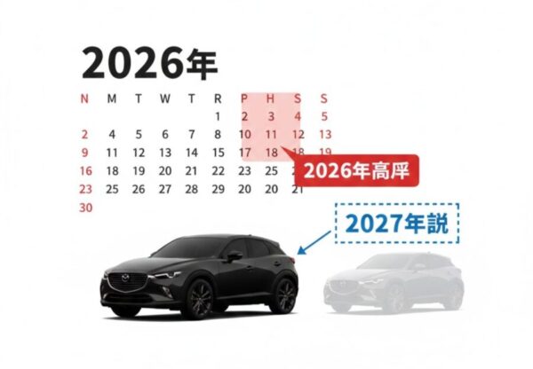CX-3フルモデルチェンジの発売時期予想