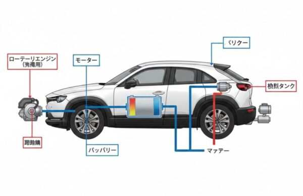次期CX-3のパワートレイン予想【ハイブリッド・ロータリー】