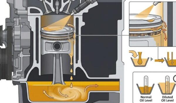 DPF強制燃焼とオイルの希釈