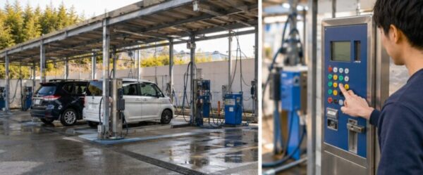 洗車の森の料金と基本的な使い方